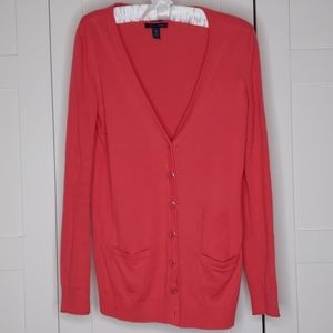 SOLD! Coral Cardigan! 🌷